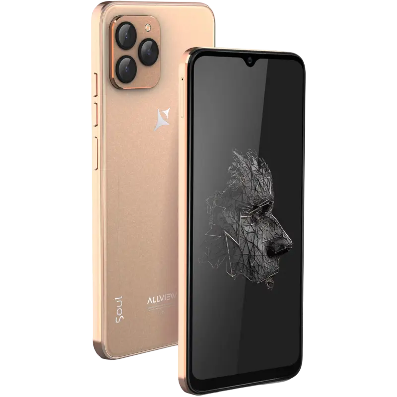 Smartphone Allview Soul X10, 6Gb/128Gb, Gold Sparkle