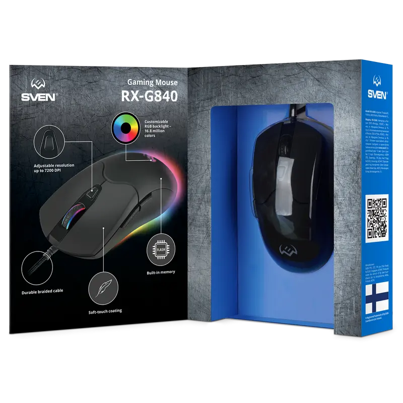 Gaming Mouse SVEN RX-G840, Negru