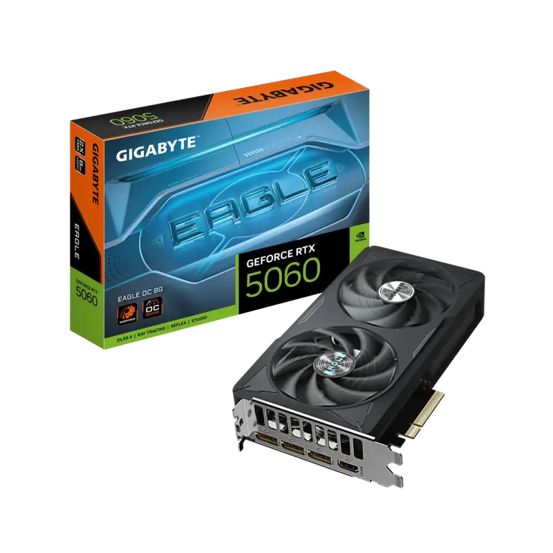 Купить  Видеокарты - Видеокарта Gigabyte GV-N5060EAGLE OC-8GD, 8GB..