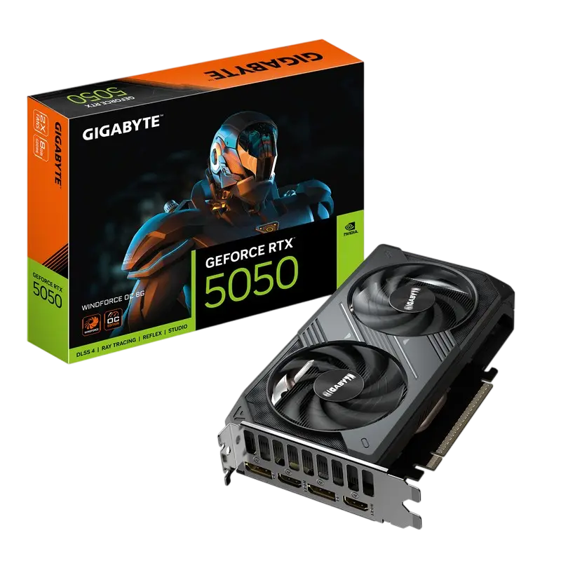 Купить  Видеокарты - Видеокарта Gigabyte GV-N5050WF2OC-8GD, 8GB GD..