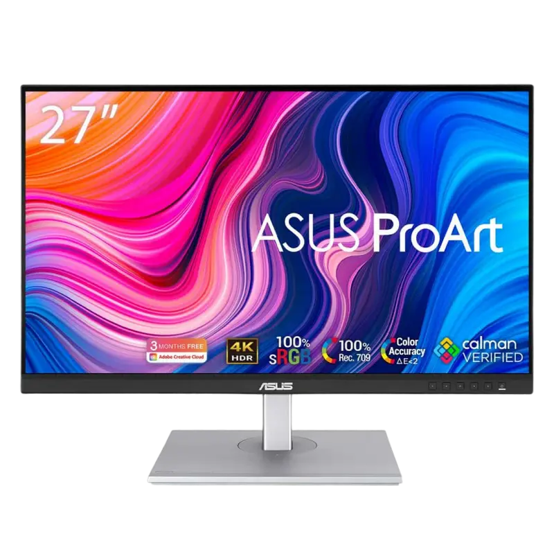 27" Monitor ASUS PA278CV, IPS 2560x1440 WQHD, Negru | Argintiu