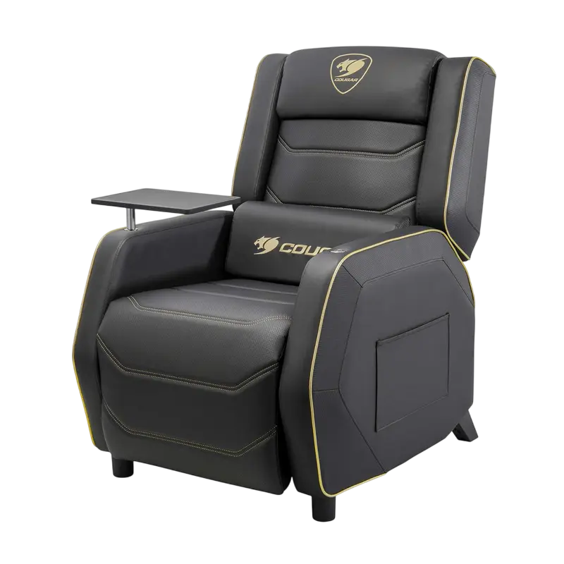 Scaun Gaming Cougar Ranger Pro Royal, PVC Piele, Negru | Auriu