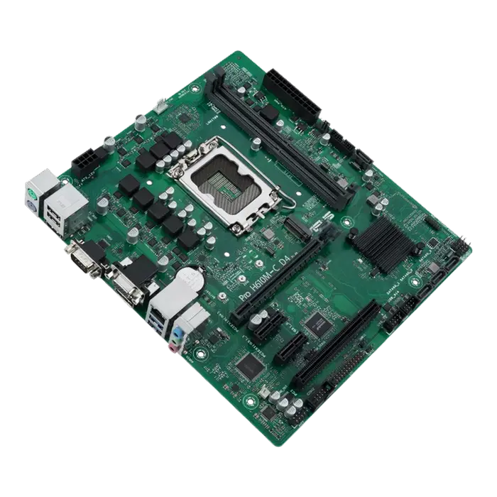 Placă de bază ASUS PRO H610M-C D4-CSM, LGA1700, Intel H610, Micro-ATX