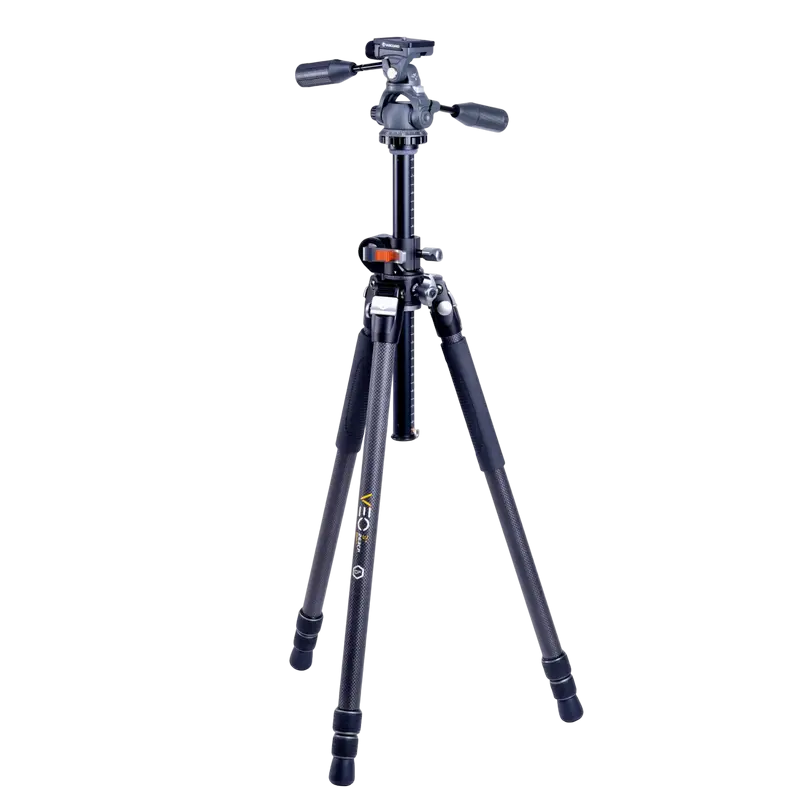 Treppied/Monopod Vanguard VEO3+ 263CP, cap de panoramare 3-planuri, Negru