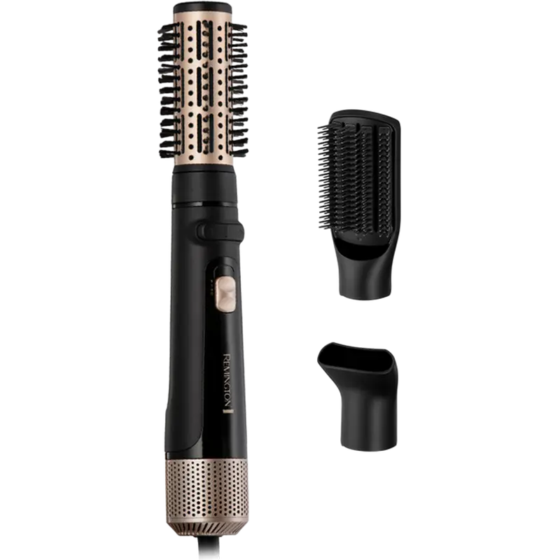 Uscător de păr-perie Remington AS7580, 1000W, Negru
