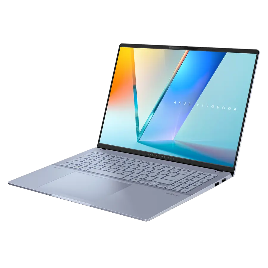Laptop 16" ASUS Vivobook S 16 OLED S5606MA, Mist Blue, Intel Core Ultra 9 185H, 16GB/1024GB, Fără OS