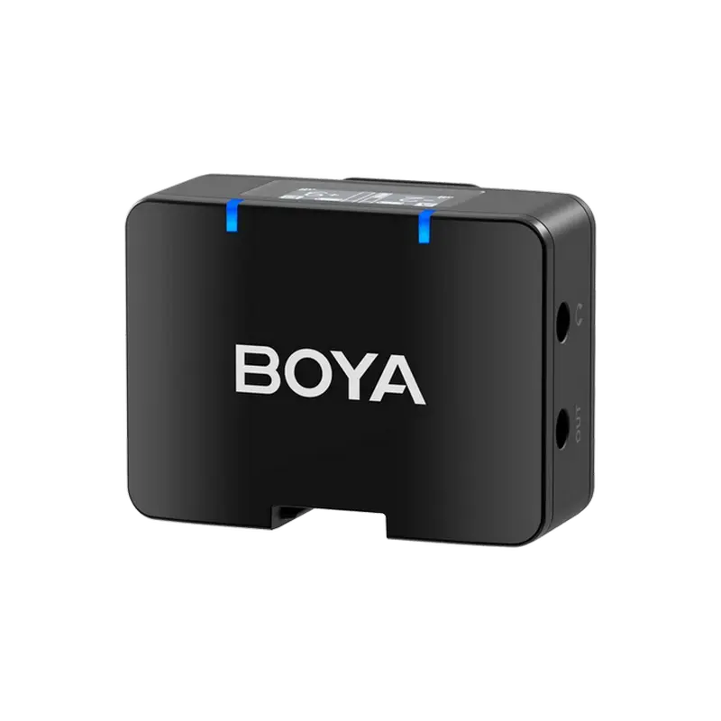 Microfon portabil pentru înregistrare vocală Boya Boyamic 3in1, Fără fir, Negru