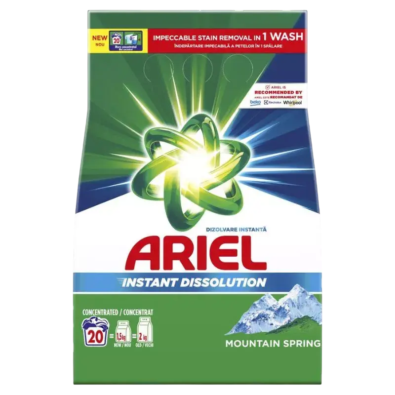 Cumpara  Spălare - Detergent de rufe Ariel Mountain Spring, 1.5 ..