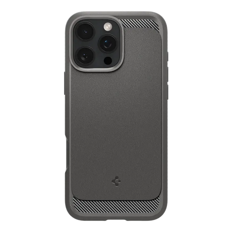 Husă Spigen Rugged Armor Mag pentru Apple iPhone 16 Pro, Negru Mat