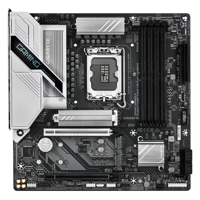 Placă de bază Gigabyte Z890M GAMING X, LGA1851, Intel Z890, Micro-ATX