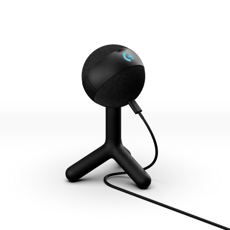 Microfonul de Joc Logitech Yeti Orb RGB, USB, Negru