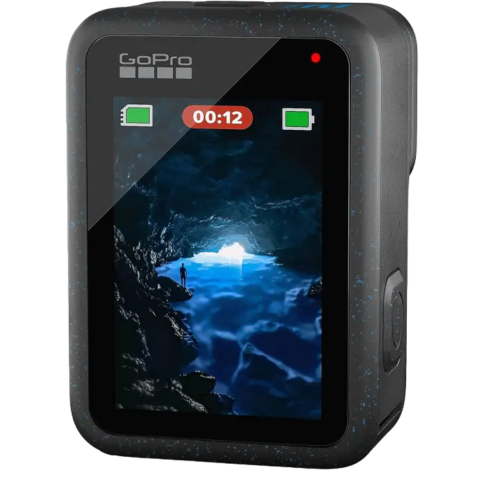 Cameră Video Sport GoPro Hero 12 + Enduro + Head Strap + Handler Floating, Negru