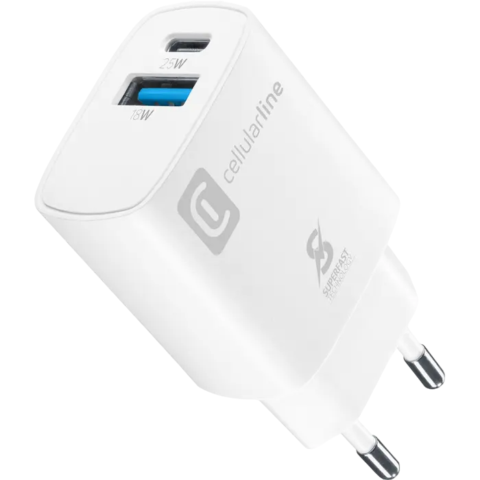 Încărcător Cellularline Dual PD, 25..