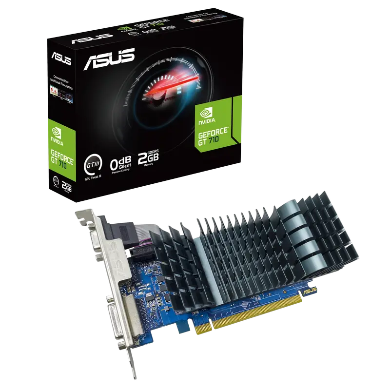 Cumpara  Carduri video - Placă grafică ASUS GT710-SL-2GD5-BRK-EVO, 2GB..