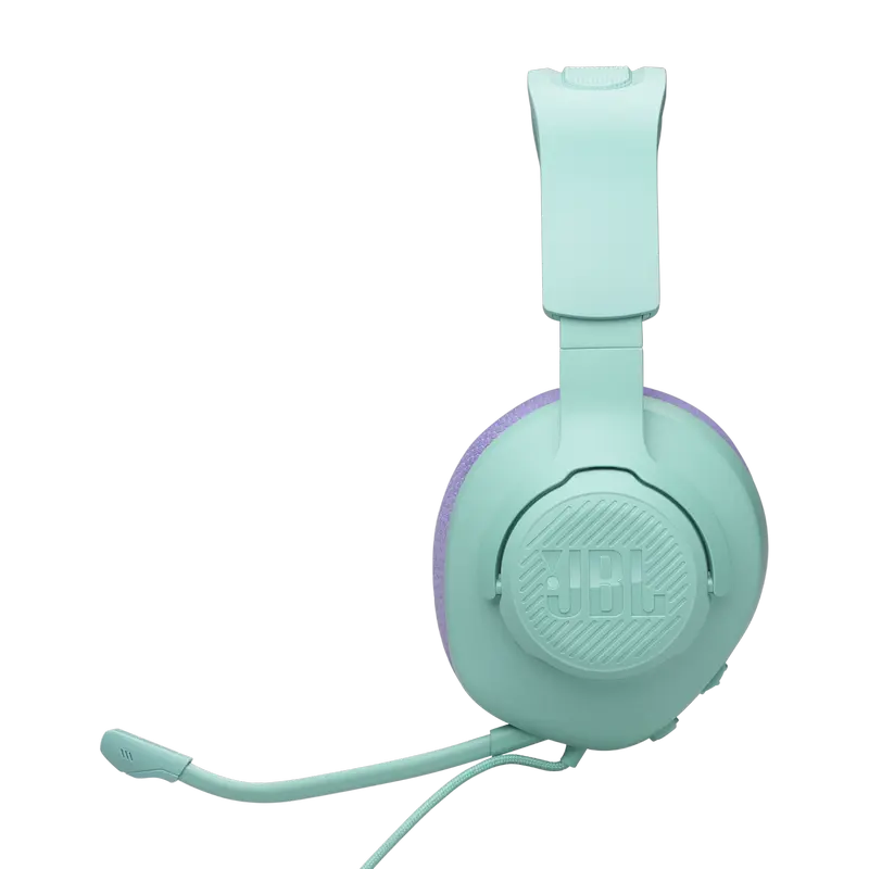 Căști gaming JBL Quantum 100M2, Cu fir, Cyan