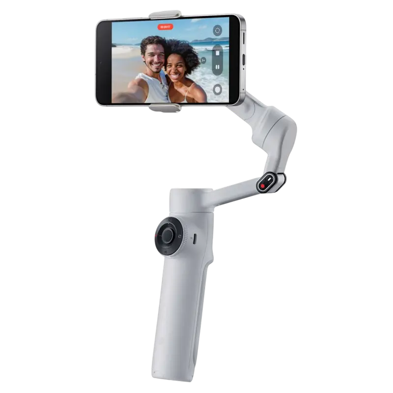 Pachet stick selfie Insta360 Flow 2 cu tracker AI, gri