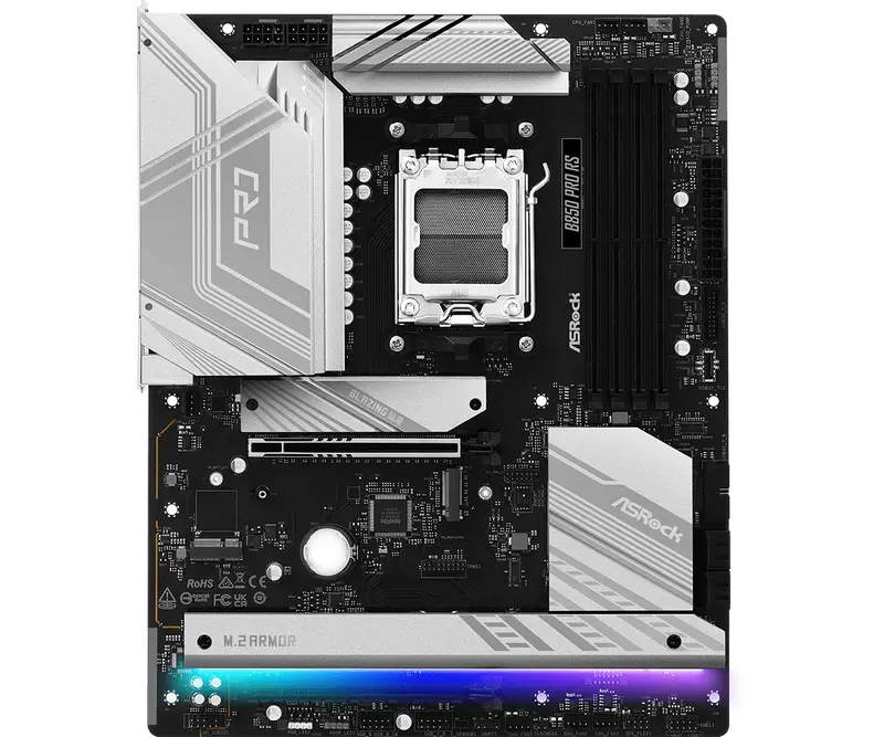 Placa de bază ASRock B850 Pro RS, AM5, AMD B850, ATX