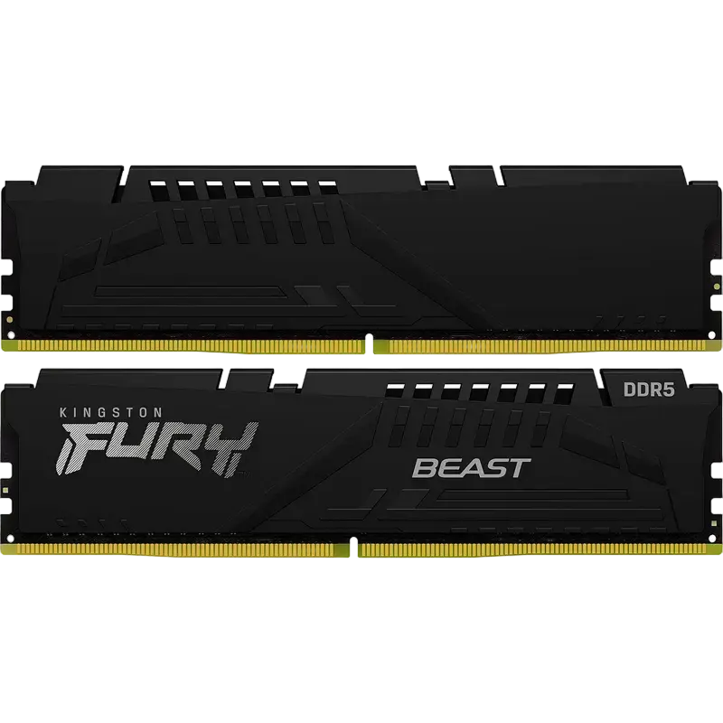 Оперативная память Kingston FURY Beast, DDR5 SDRAM, 6400 МГц, 32 ГБ, KF564C32BBEK2-32