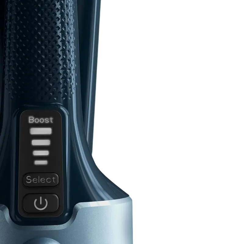 Aparat de călcat vertical cu aburi Tefal DT8755E0, Albastru