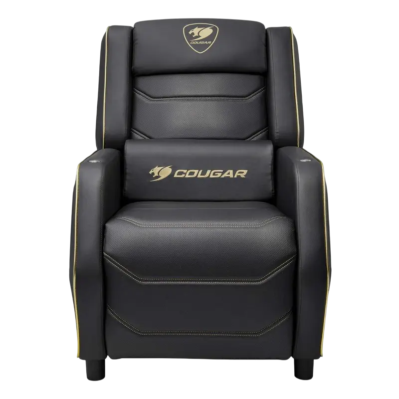 Scaun Gaming Cougar Ranger Pro Royal, PVC Piele, Negru | Auriu