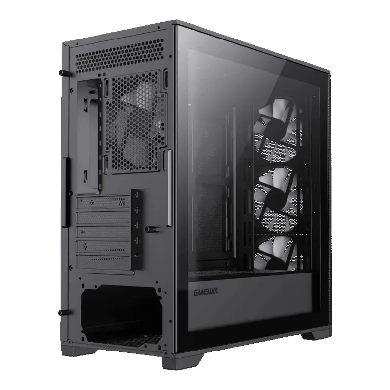 Carcasă PC Gamemax Destroyer MB, Micro-ATX, Fără PSU, Negru