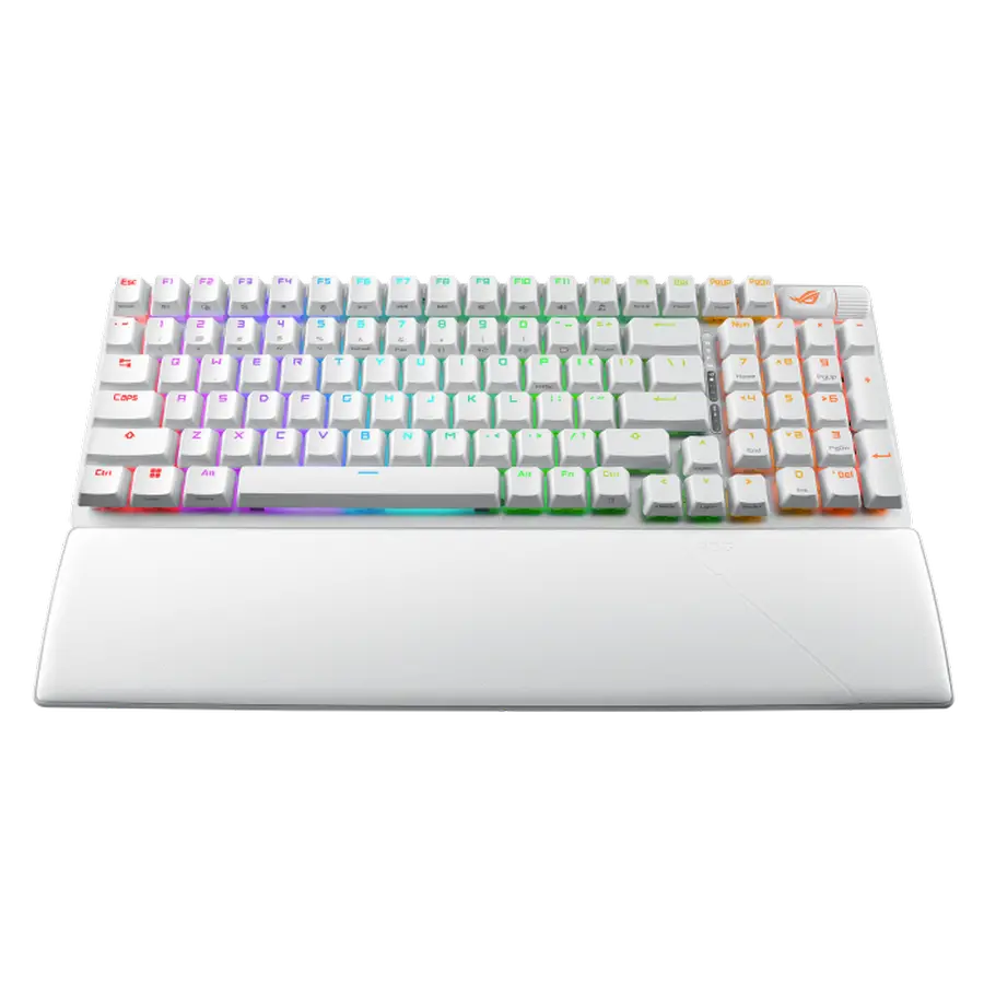 Клавиатура ASUS ROG Strix Scope II 96, Проводное / беспроводное, Белый