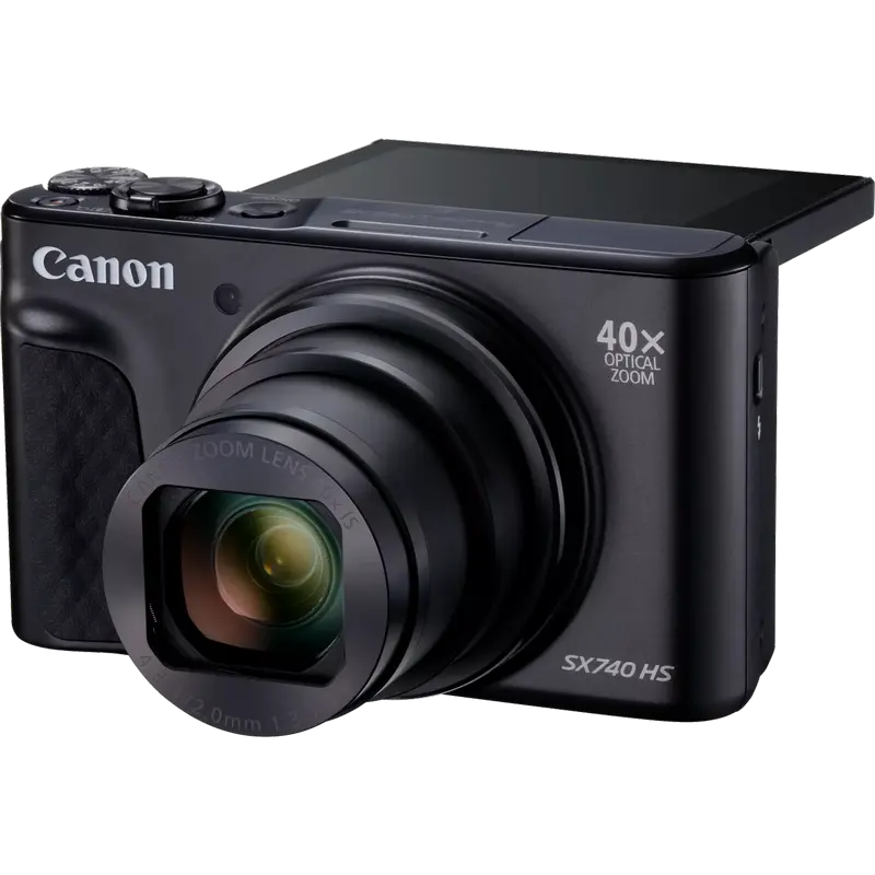 Aparat Foto Compact Canon PowerShot SX740 HS Lite Edition Travel Kit, Negru