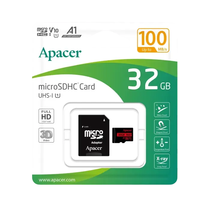 Card de Memorie Apacer microSDHC UHS-I U1 Class 10, 32GB