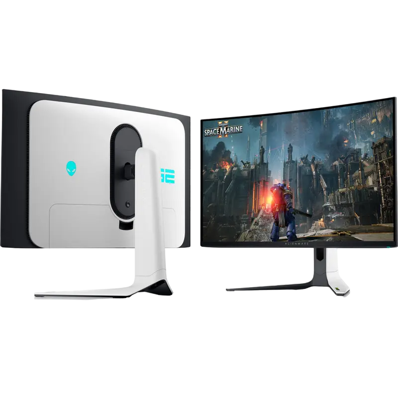 32" Игровой монитор DELL AW3225QF, QD OLED 3840x2160 4K UHD, Черный | Белый