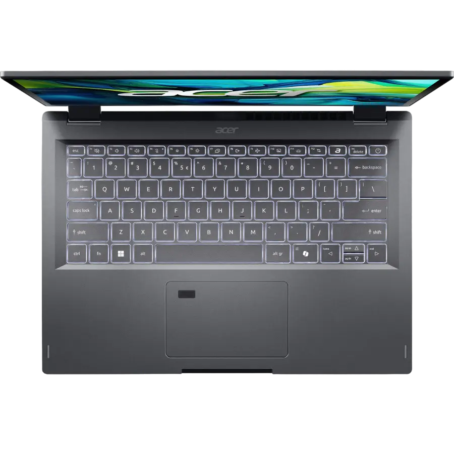 Laptop 14" Acer Aspire Spin 14 ASP14-51MTN, Steel Gray, Intel Core 7 150U, 16GB/1024GB, Windows 11 Home