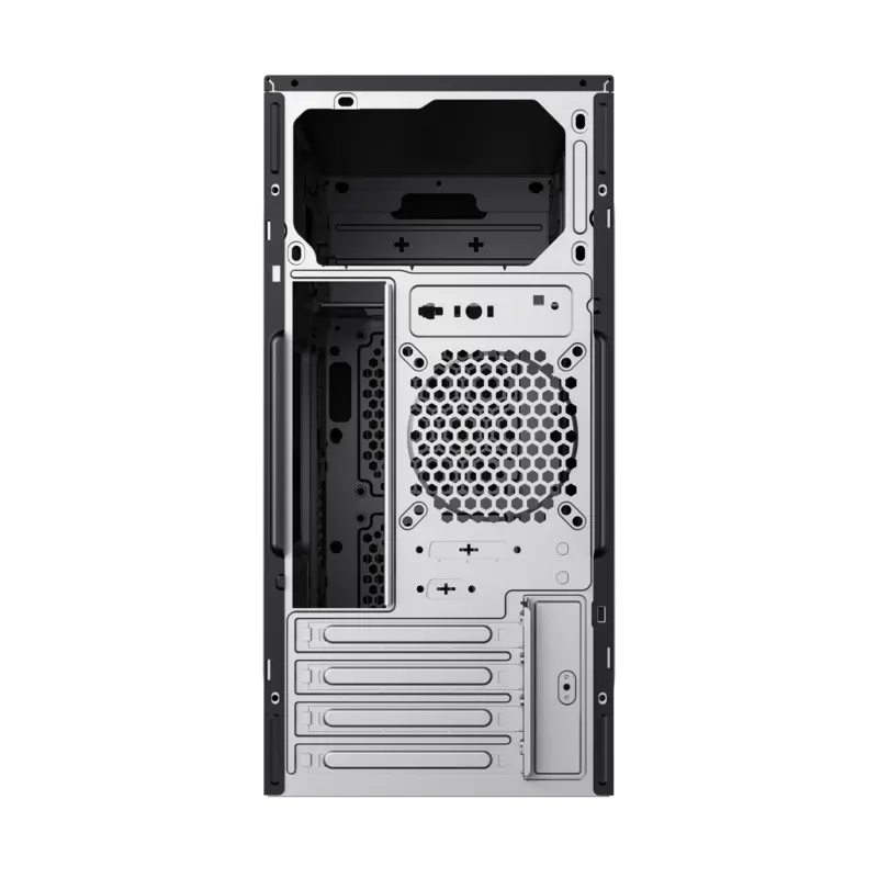 Carcasă PC Sohoo 6521BK, Micro-ATX, ATX, Negru