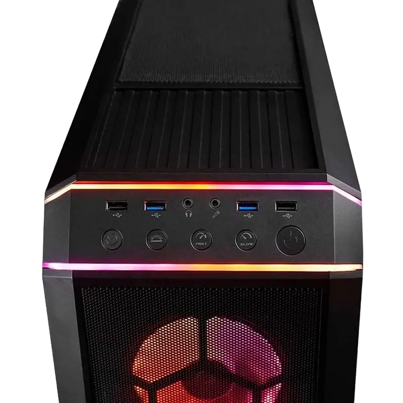 Компьютерный корпус Chieftec GP-03B-UC-OP, Midi-Tower, ATX, Чёрный