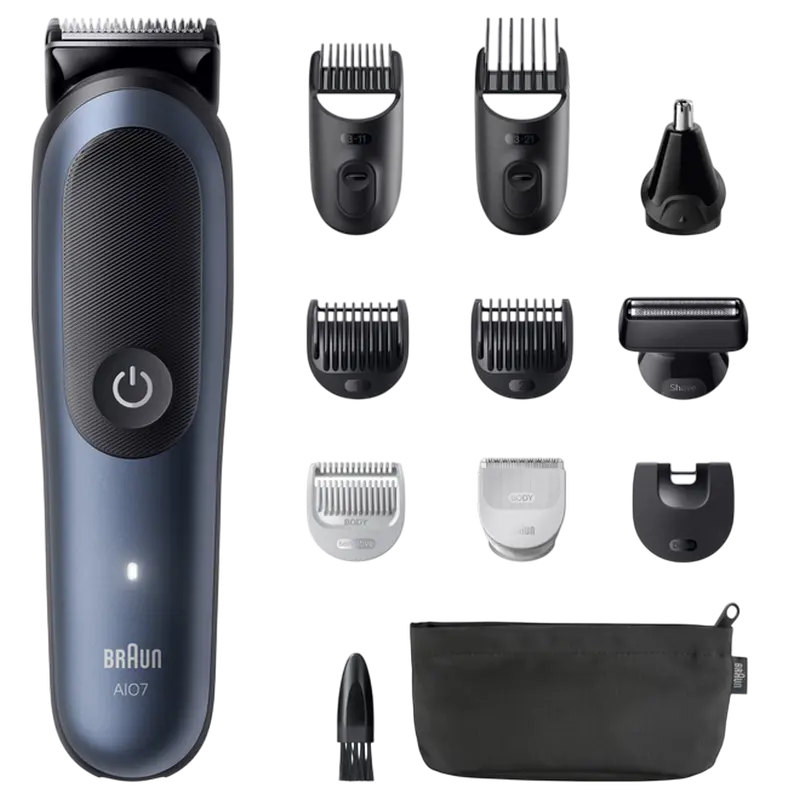 Мужской Триммер Braun AIO7540, Сини..