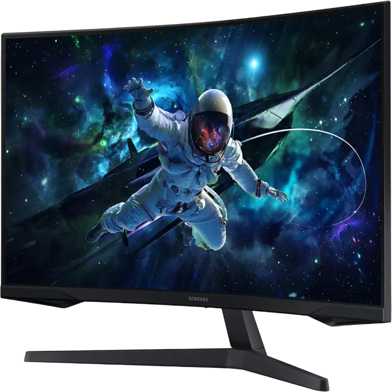 31,5" Monitor Gaming Samsung S32CG55, VA 2560x1440 WQHD, Negru