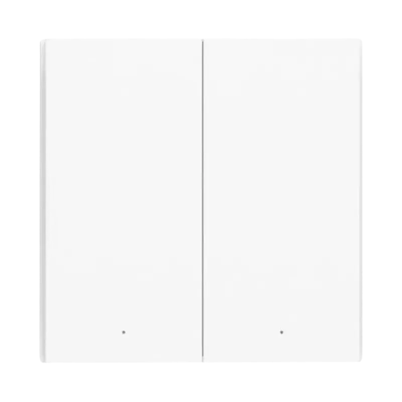 Comutator inteligent de lumină AQARA Wireless Switch H1 (Double Rocker), Alb