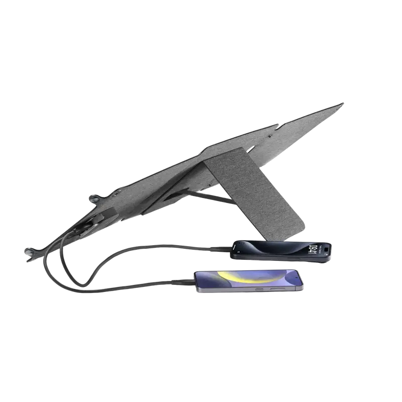 Încărcător Cellularline Portable Solar Charger, 20W, Gri