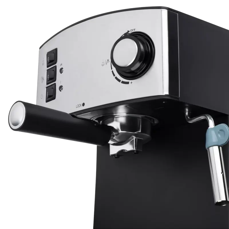 Cafetiera manuala Ardesto YCM-E1600, 850W, Oțel inoxidabil