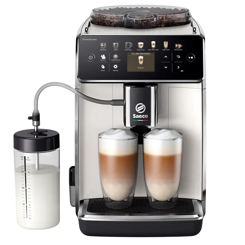Espressor Saeco SM6580/20, Alb | Negru