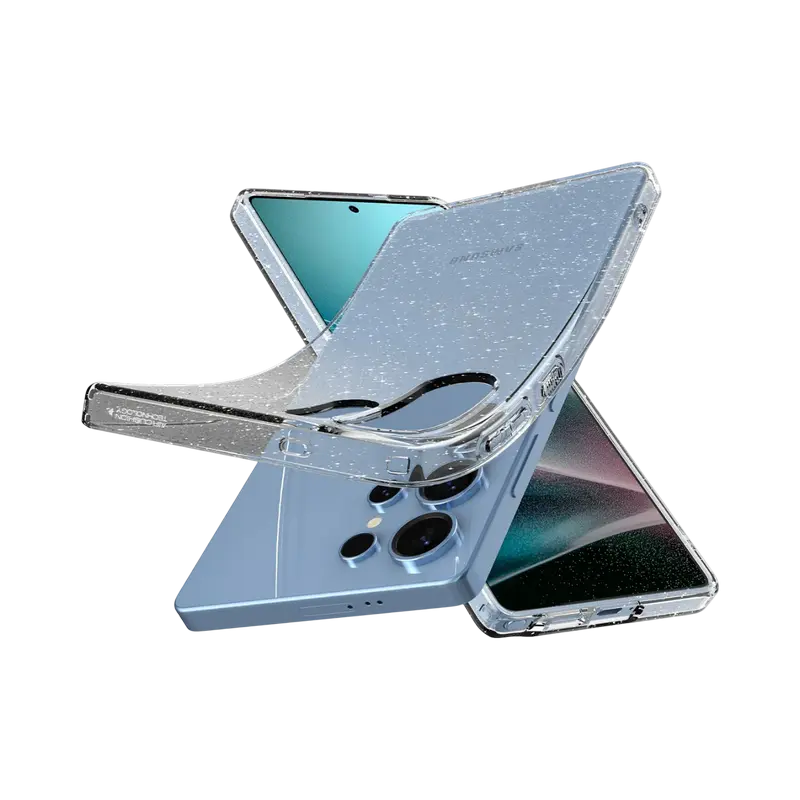 Husa Spigen Liquid Crystal pentru Samsung Galaxy S25 Ultra, Cristal Strălucitor