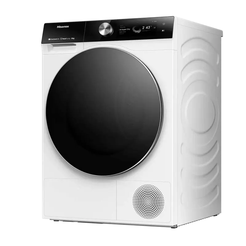Uscător de rufe Hisense DH7S107BW, 10kg, Alb