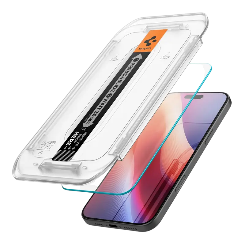 Sticlă de protecție Spigen iPhone 16 Pro Glas. TR Slim, Clar