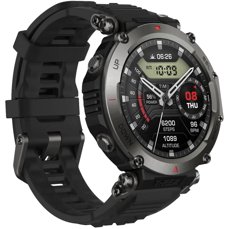 Ceasuri inteligente Xiaomi Amazfit T-Rex Ultra, 47mm, Abyss Black