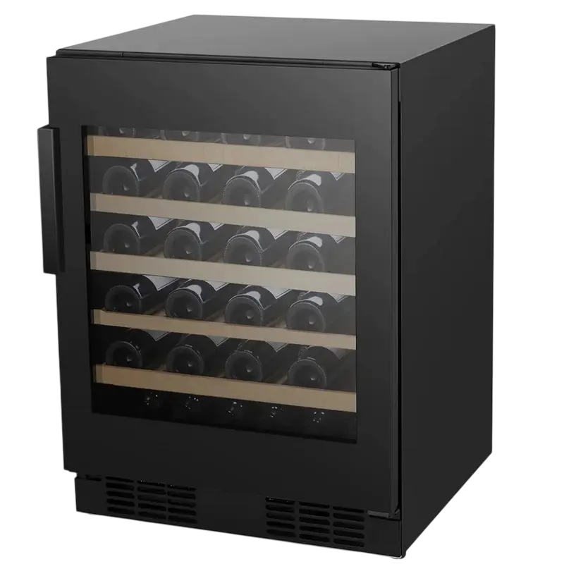 Dulap pentru vin Hisense RW3N132GSLF, Negru