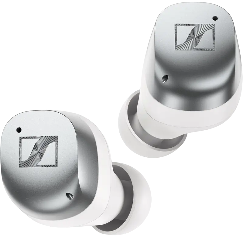 Căști Sennheiser Momentum 4 TWS, Alb | Argintiu