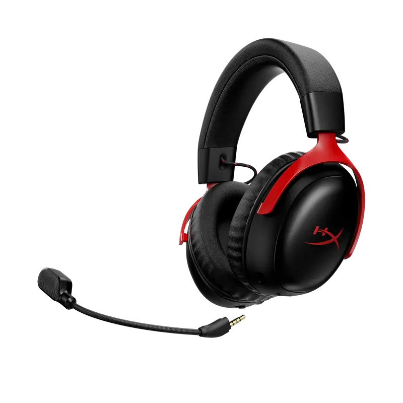 Căști gaming HyperX Cloud III S, Fără fir, Negru | Roșu