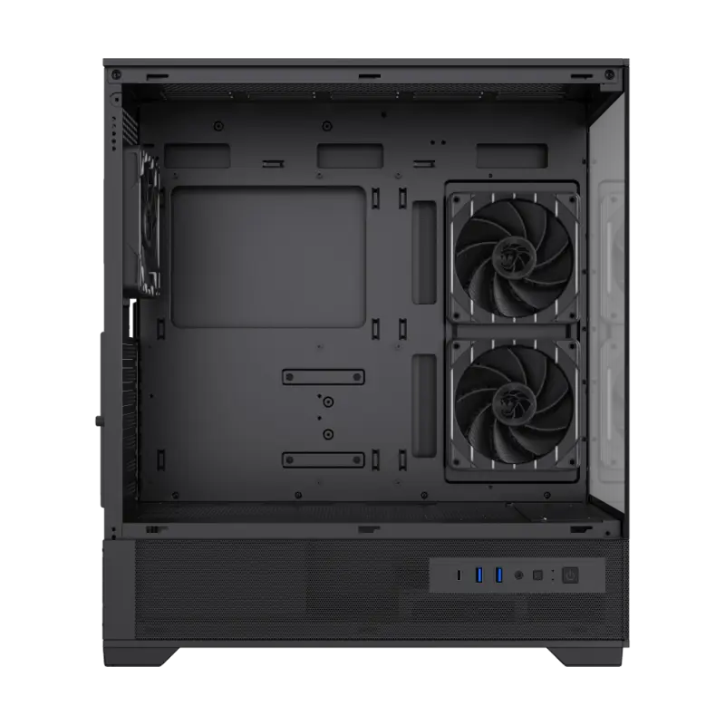 Carcasă PC Gamemax VISTA 2 AB, Midi-Tower, Fără PSU, Negru