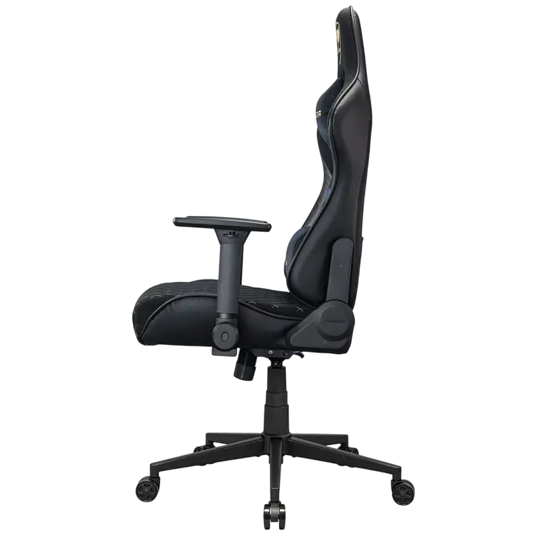 Scaun Gaming Cougar Armor One V2 Gold F, PVC Piele, Negru | Auriu