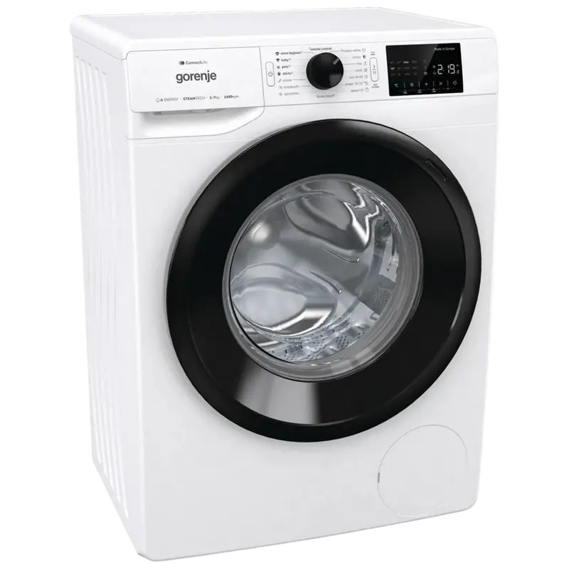Mașina de spălat Gorenje WPNEI74SA1SWIFI, 7kg, Alb