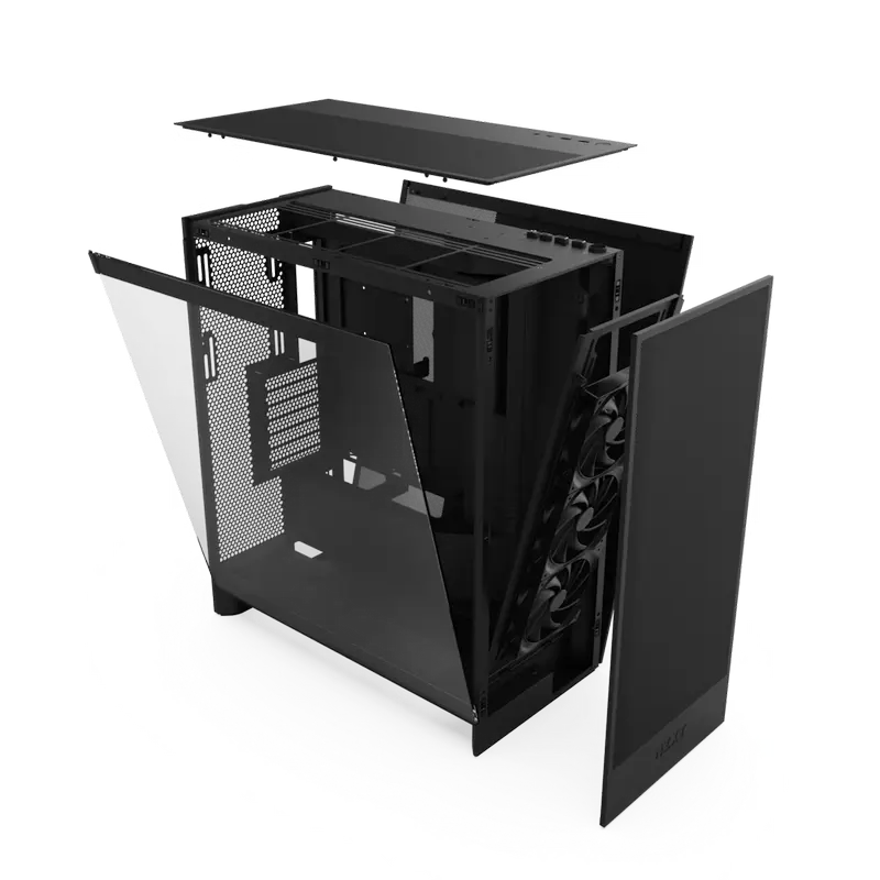 Carcasă PC NZXT H7 Flow, Midi-Tower, ATX, Negru