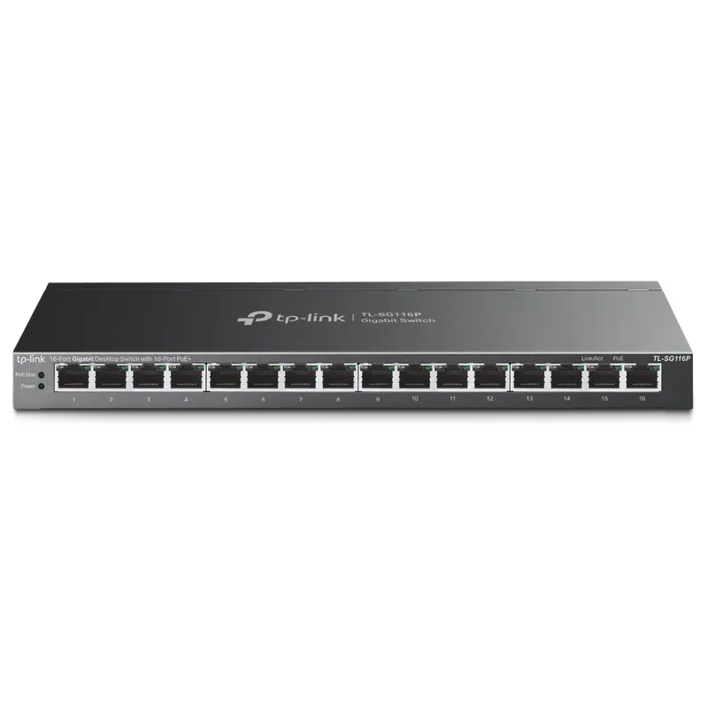 Comutator PoE TP-LINK TL-SG116P, IE..